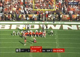 Dustin Hopkins' 25-yard FG extends Browns' lead to 10-0 vs. Steelers