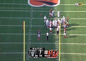 Daniel Carlson's 46-yard FG brings Raiders into 10-10 tie with Bengals