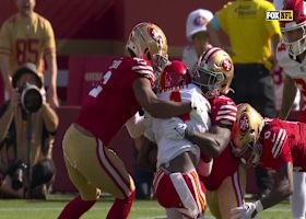 Malik Mustapha lowers the boom on Worthy for hit-stick tackle