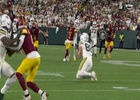 Luke Musgrave's first catch of night goes for 23-yard gain vs. Commanders