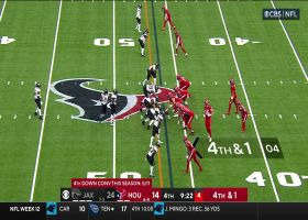 Stroud's deep launch to Schultz falls incomplete on fourth down in fourth quarter