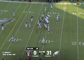 Nakobe Dean demolishes Jeanty for a 6-yard TFL