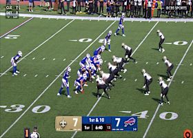 Josh Allen's 17-yard laser throw locates Coleman in Saints territory