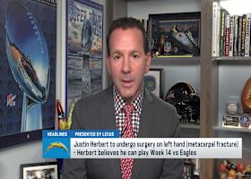Rapoport: Justin Herbert (metacarpal fracture) believes he can play on MNF vs. Eagles