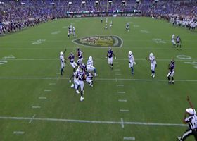 Adetomiwa Adebawore rocks Rush for an eight-yard sack