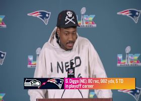 Diggs on preparation for Super Bowl: 'The same way I prepare every week... right now I just want to work' | 'Super Bowl Live'