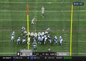 Daniel Carlson 33-yard fourth quarter FG brings Raiders within one score of Colts
