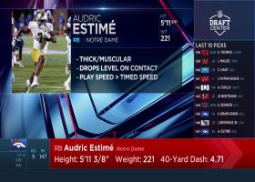 Broncos select Audric Estimé with No. 147 pick in 2024 draft