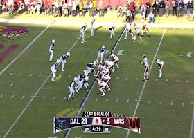 Jacory Croskey-Merritt's seventh TD of 2025 trims Cowboys' lead to 21-9 on Christmas