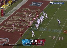 Fred Warner leads surge of 49ers' defenders into pivotal TFL vs. Montgomery