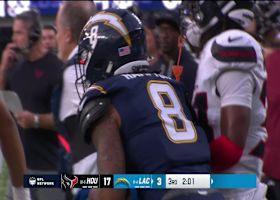 Omarion Hampton's one-handed catch yields red-zone pickup for vs. Texans