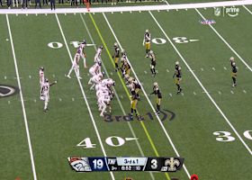 Nix trots 33 yards to red zone on designed QB run