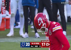 Harrison Butker's 25-yard field goal sends Chiefs to OT vs. Colts