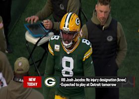 Josh Jacobs (knee) off the injury report; RB will play on Thanksgiving Day | 'The Insiders'