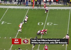 Trent Williams (hamstring) and Ricky Pearsall (knee, ankle) did not practice Wednesday | 'The Insiders'