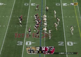 Ridder's 26-yard TD loft to Bijan Robinson extends ATL's lead in fourth quarter