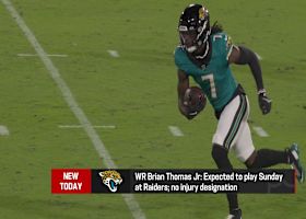 Brian Thomas Jr. expected to play Sunday vs. Raiders | 'The Insiders'