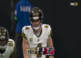 Carr's tight-window pass dots Juwan Johnson for 23-yard pickup