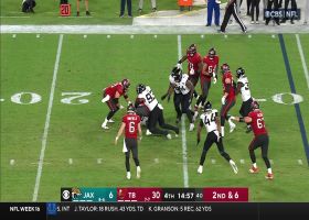 Robertson-Harris wreaks havoc in Bucs' backfield to give Lacy easy TFL