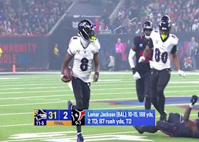 Recapping Lamar Jackson's record-breaking performance vs. Texans on Christmas Day | 'GMFB'