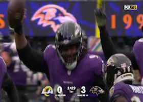 John Jenkins sacks and forces fumble on Matthew Stafford