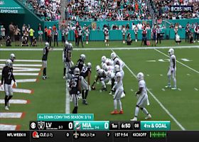 Tagovailoa's fourth-down TD pass to Jonnu Smith caps MIA's first drive vs. Raiders