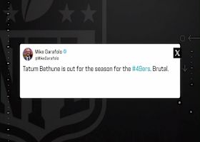 Garafolo: 49ers Tatum Bethune is out for season | 'Up to the Minute'