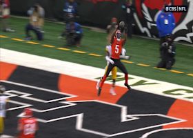 Burrow's TD pass to Higgins ends with high-point catch in back of end zone