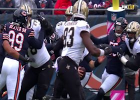 Gervon Dexter, Montez Sweat scoop up Spencer Rattler's fumble on Saints second play on offense