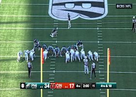 Elliott's 47-yard FG puts Eagles up 37-17 vs. Bengals