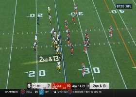 George Pickens nearly makes toe-tap catch of the year vs. Browns