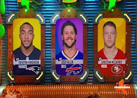 Sandy Cheeks announces TreVeyon Henderson as NVP of Week 11  | 'NFL Slimetime'