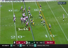 Packers swarm Baker Mayfield for third down sack