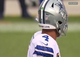 Jaydon Blue hits the Y button for nifty hurdle vs. Broncos