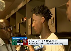 Sauce Gardner addresses Jets' 13-point loss to 49ers on 'MNF' | 'NFL GameDay Final'