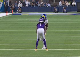 Demarcus Robinson out-jumps DB on Stafford's 25-yard TD launch