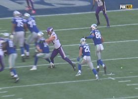 Andrew Van Ginkel spins off a Seahawk to sack Darnold to force fourth-and-goal