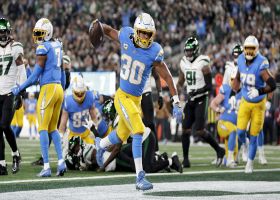 Ekeler bounces off multiple Jets defenders en route to end zone