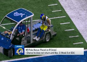 Rapoport: Puka Nacua placed on IR with PCL sprain, may not play until Week 9 | 'NFL GameDay Morning'