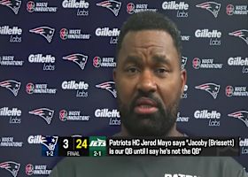 Patriots HC Jerod Mayo: Brissett 'is our QB until I say he's not the QB'