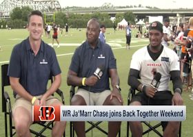 Bengals WR Ja'Marr Chase describes feeling of being back with team at training camp
