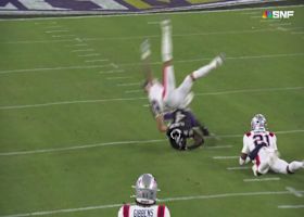 Lamar Jackson's 18-yard strike to Zay Flowers gets Ravens to doorstep of red zone