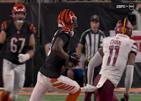 Burrow's 16-yard laser to Higgins gets Bengals into D.C. territory