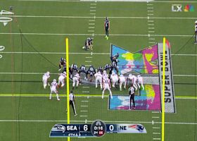 Jason Myers' 41-yard FG extends Seahawks lead to 9-0 vs. Pats with 0:11 left in the first half