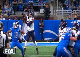 T.J. Edwards reads Goff's eyes for Bears' second INT vs. Lions