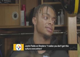 Justin Fields on being in Steelers' building: 'You don't get this culture everywhere'