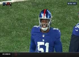 Ojulari falls on Jihad Ward's strip-sack of Mariota