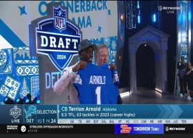 Lions select Terrion Arnold with No. 24 pick in 2024 draft