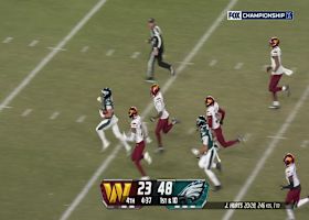 Will Shipley breaks loose for 57-yard run in fourth quarter of NFC Championship Game