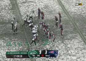 Anfernee Jennings shuts down Hall's fourth down rush attempt